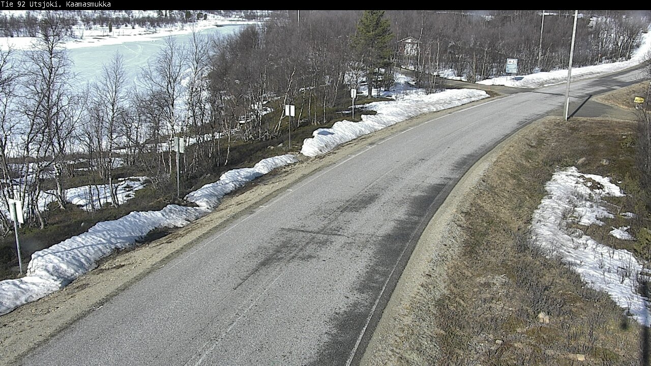Weather Camera Image Väg 92 Utsjoki, Kaamasmukka, Utsjoki, Lappi