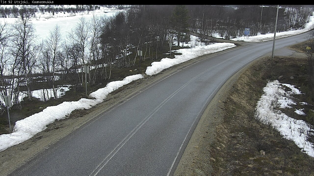 Weather Camera Image Väg 92 Utsjoki, Kaamasmukka, Utsjoki, Lappi