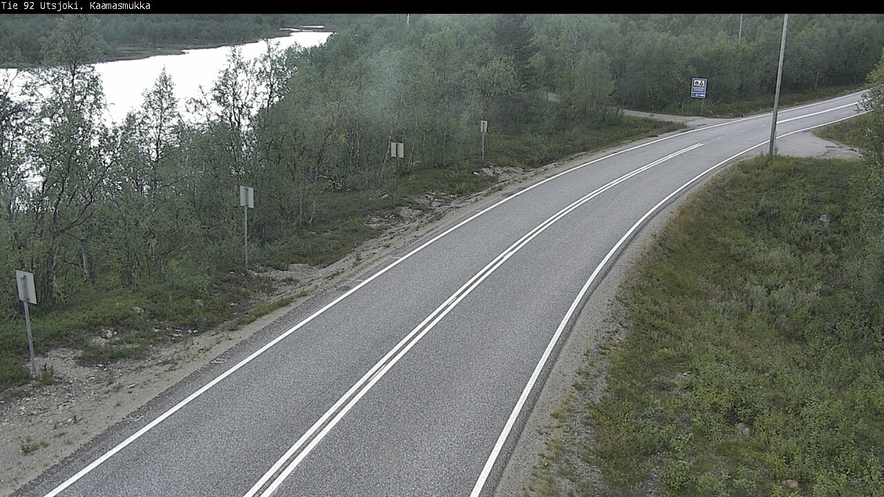 Weather Camera Image Road 92 Utsjoki, Kaamasmukka, Utsjoki, Lappi