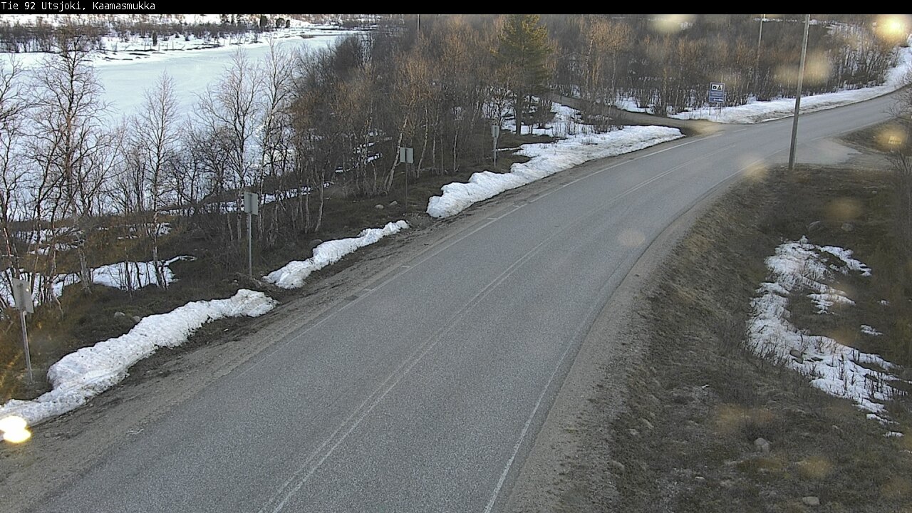 Weather Camera Image Väg 92 Utsjoki, Kaamasmukka, Utsjoki, Lappi