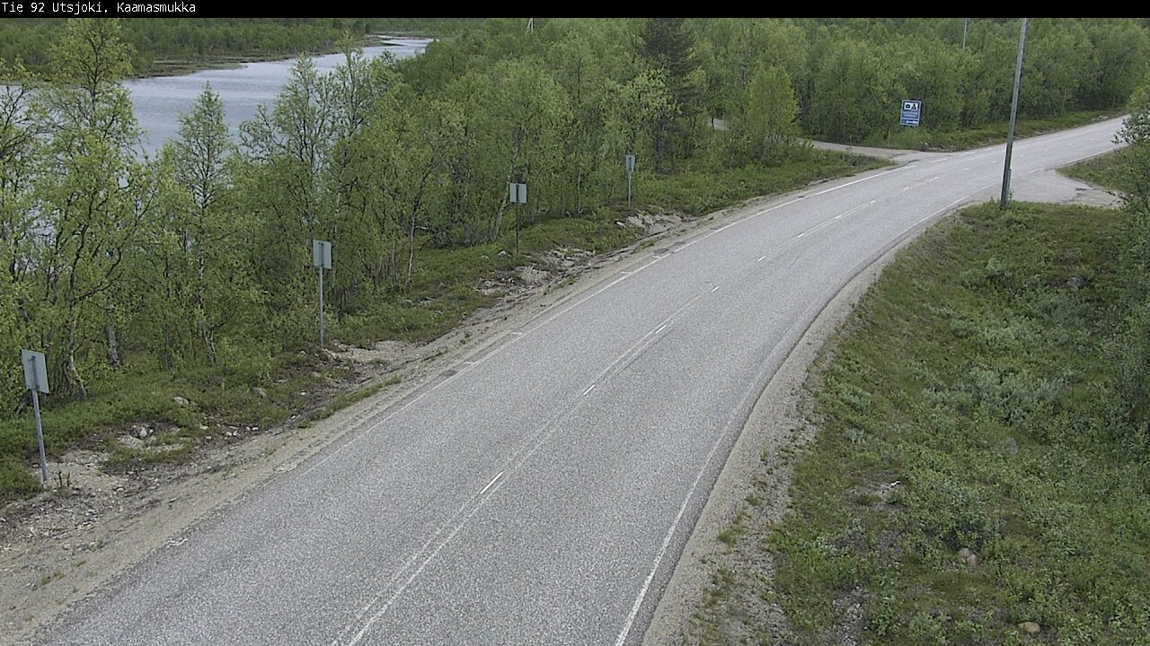 Kelikamerat Kuva Tie 92 Utsjoki, Kaamasmukka, Utsjoki, Lappi