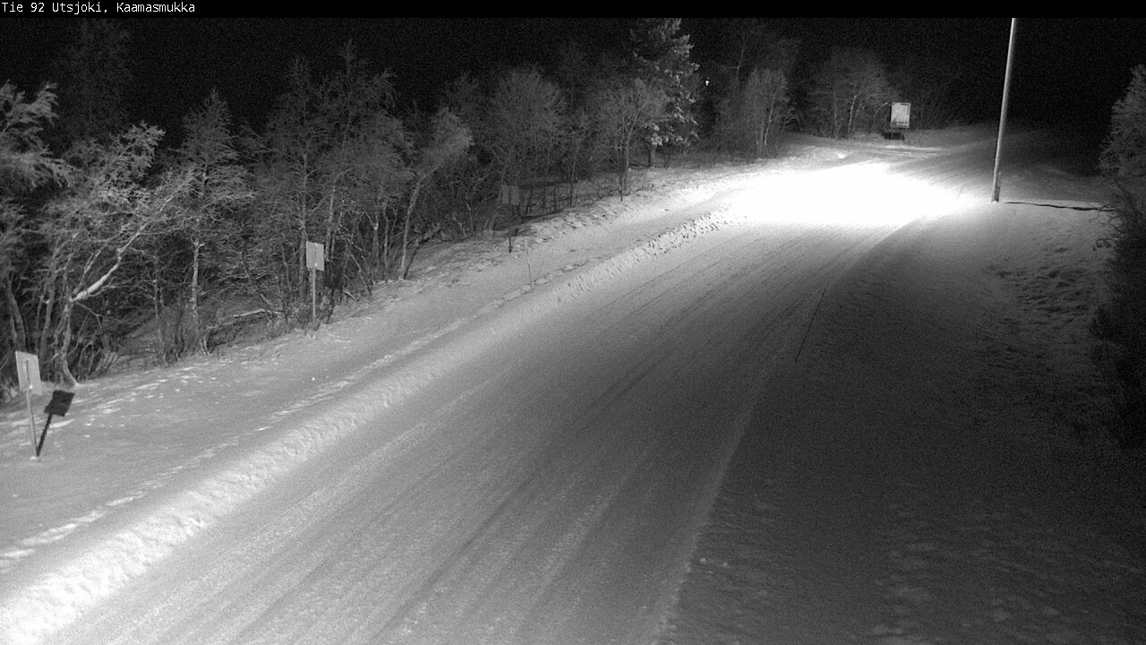 Weather Camera Image Road 92 Utsjoki, Kaamasmukka, Utsjoki, Lappi