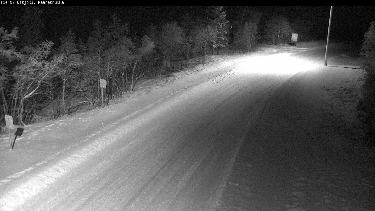 Weather Camera Image Road 92 Utsjoki, Kaamasmukka, Utsjoki, Lappi