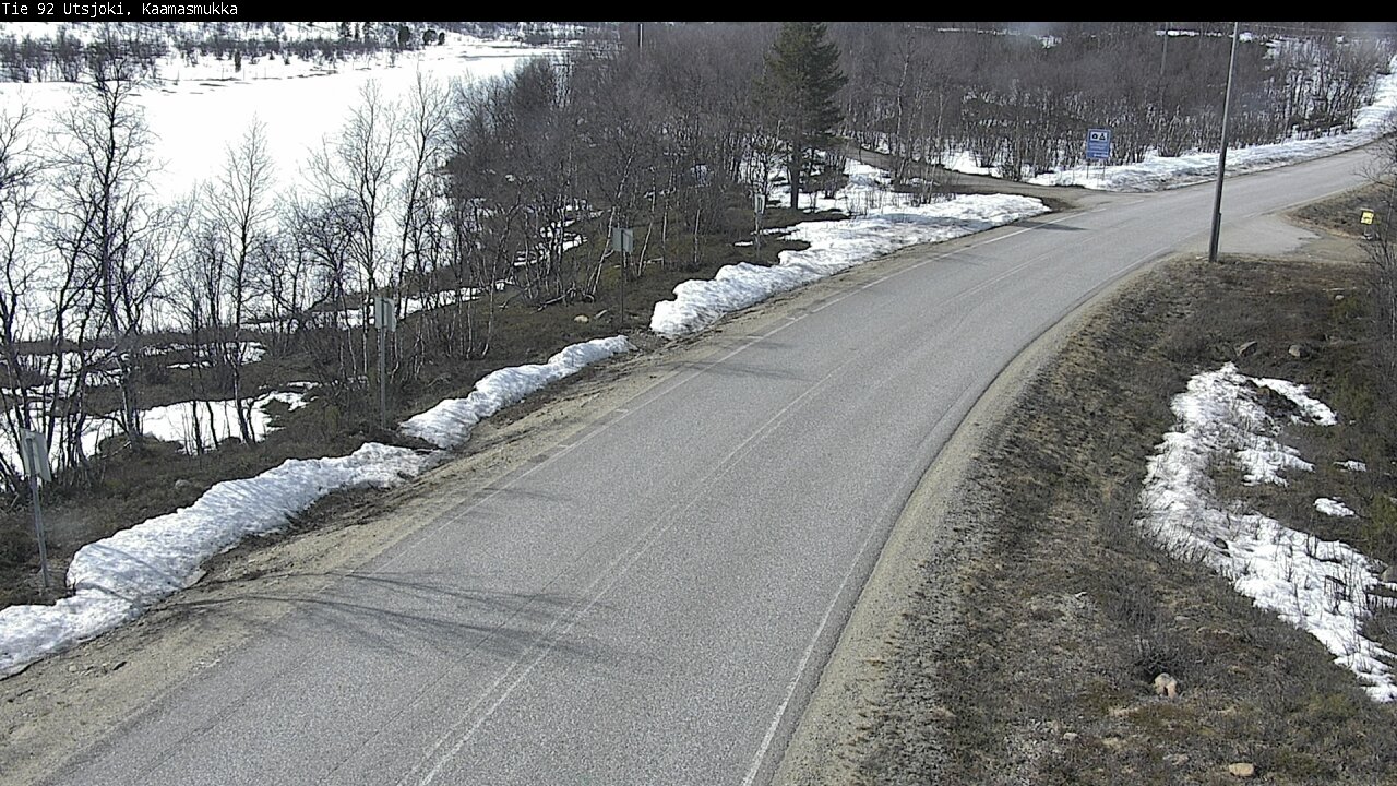 Weather Camera Image Väg 92 Utsjoki, Kaamasmukka, Utsjoki, Lappi