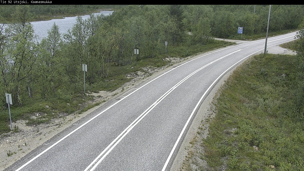 Weather Camera Image Road 92 Utsjoki, Kaamasmukka, Utsjoki, Lappi