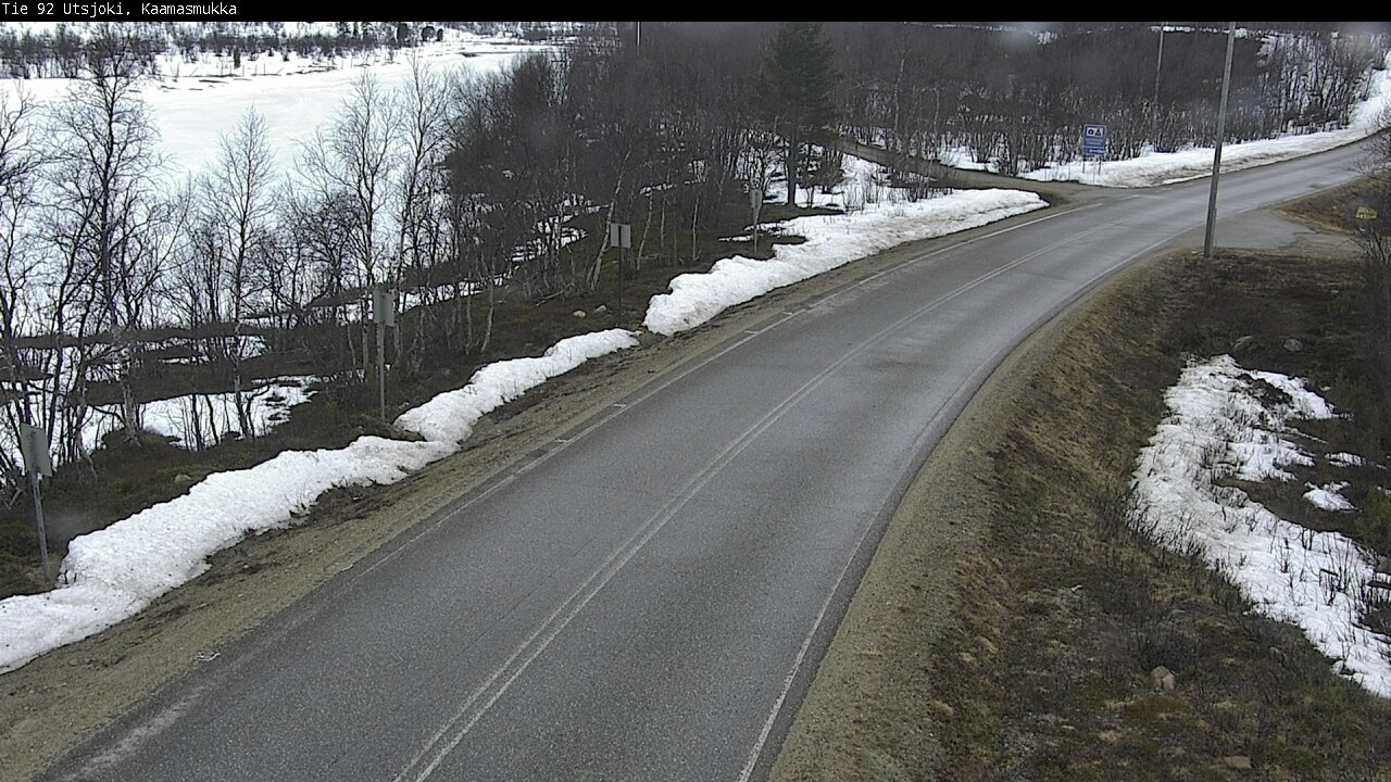 Weather Camera Image Väg 92 Utsjoki, Kaamasmukka, Utsjoki, Lappi