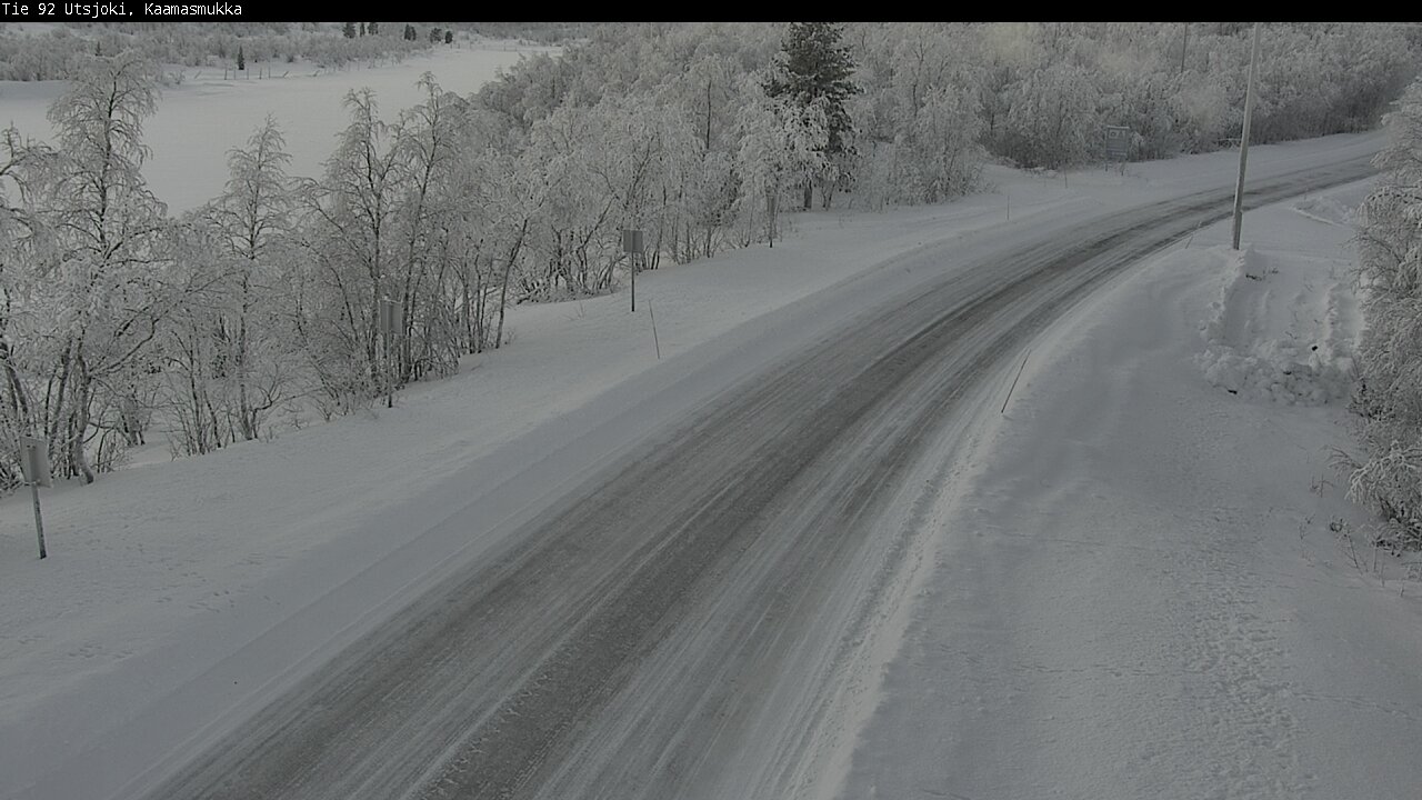 Kelikamerat Kuva Tie 92 Utsjoki, Kaamasmukka, Utsjoki, Lappi