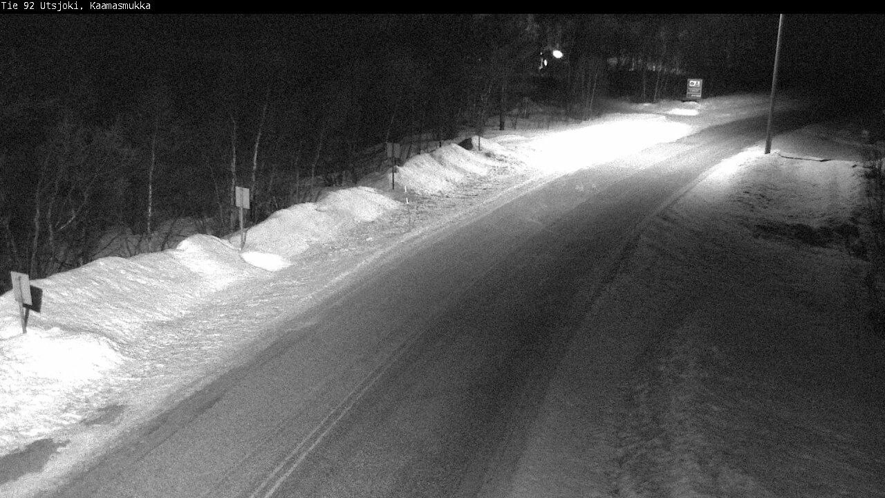 Kelikamerat Kuva Tie 92 Utsjoki, Kaamasmukka, Utsjoki, Lappi