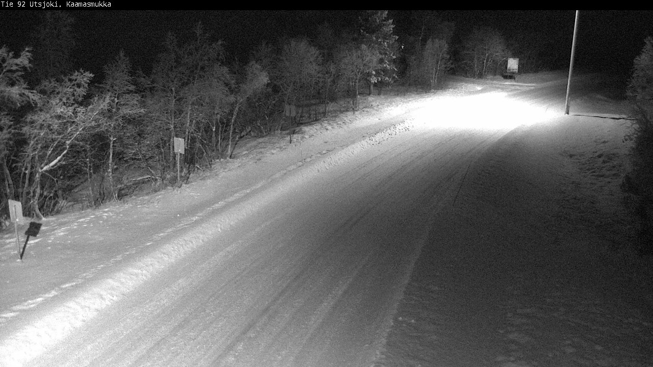 Weather Camera Image Road 92 Utsjoki, Kaamasmukka, Utsjoki, Lappi