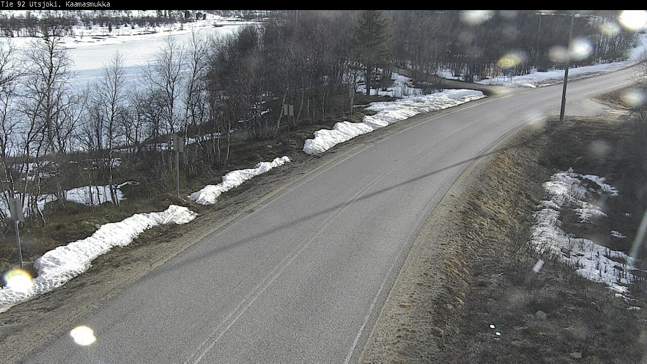 Weather Camera Image Väg 92 Utsjoki, Kaamasmukka, Utsjoki, Lappi