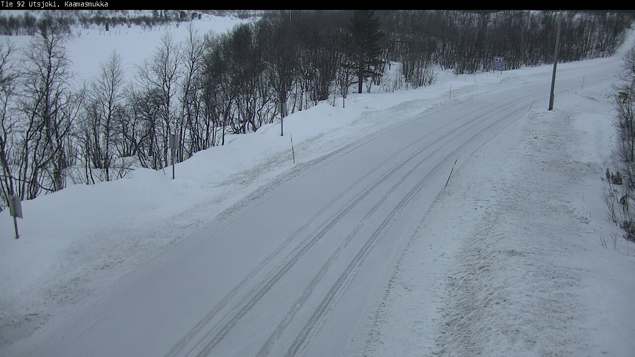 Kelikamerat Kuva Tie 92 Utsjoki, Kaamasmukka, Utsjoki, Lappi