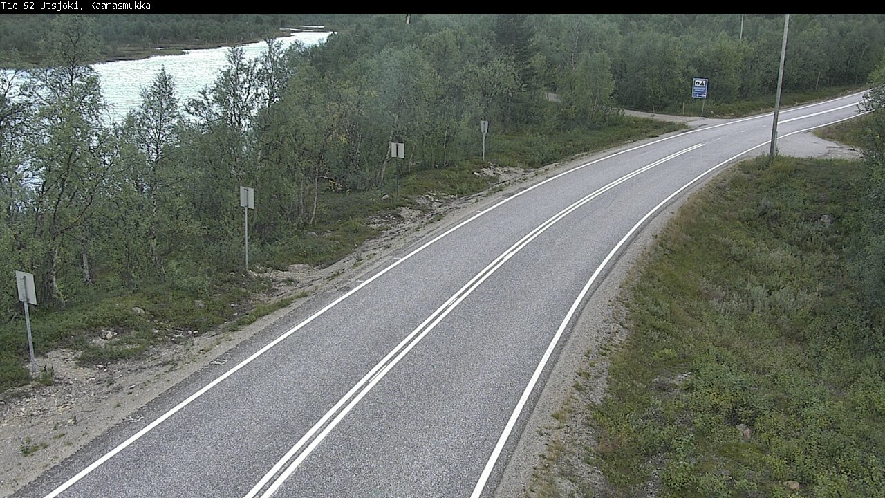 Weather Camera Image Road 92 Utsjoki, Kaamasmukka, Utsjoki, Lappi