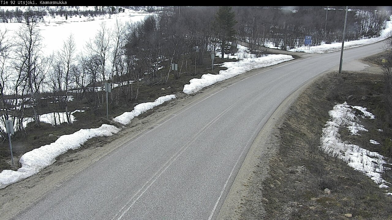 Weather Camera Image Väg 92 Utsjoki, Kaamasmukka, Utsjoki, Lappi