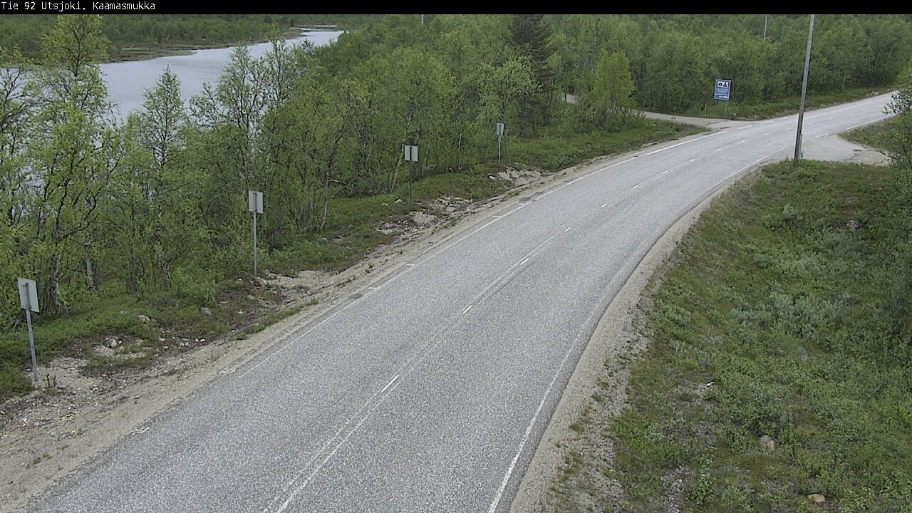Kelikamerat Kuva Tie 92 Utsjoki, Kaamasmukka, Utsjoki, Lappi