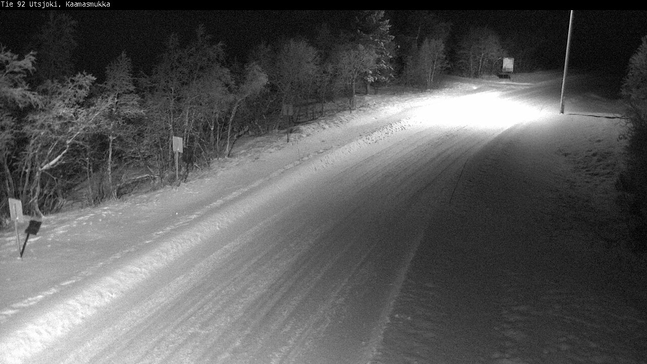 Weather Camera Image Road 92 Utsjoki, Kaamasmukka, Utsjoki, Lappi