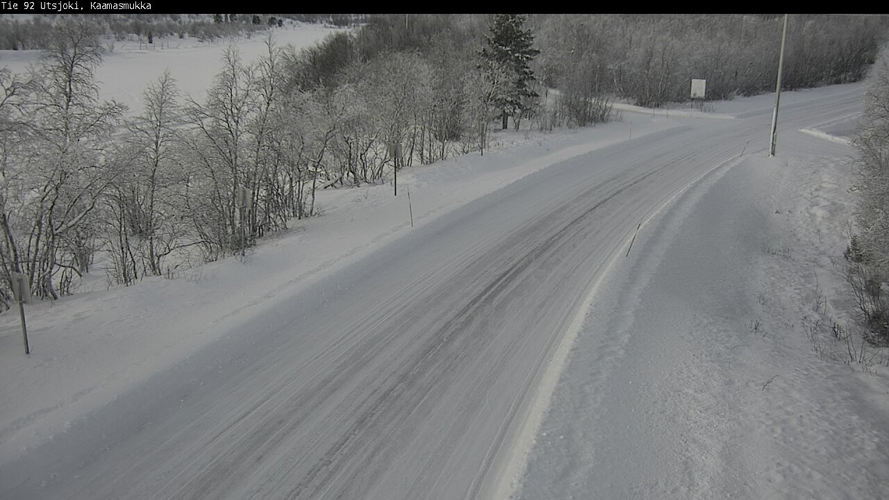 Weather Camera Image Road 92 Utsjoki, Kaamasmukka, Utsjoki, Lappi