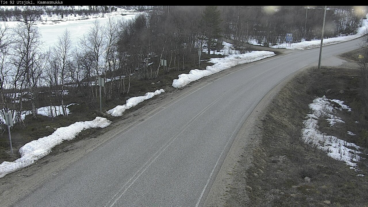 Weather Camera Image Väg 92 Utsjoki, Kaamasmukka, Utsjoki, Lappi