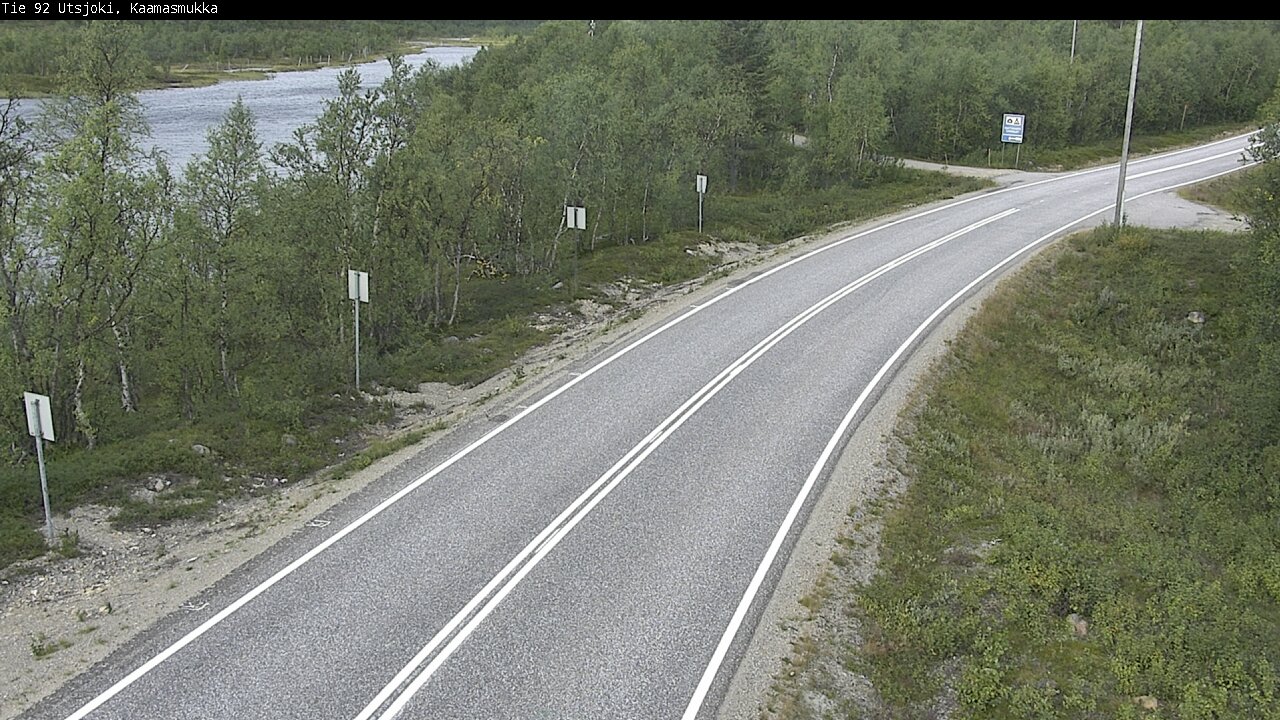 Weather Camera Image Road 92 Utsjoki, Kaamasmukka, Utsjoki, Lappi