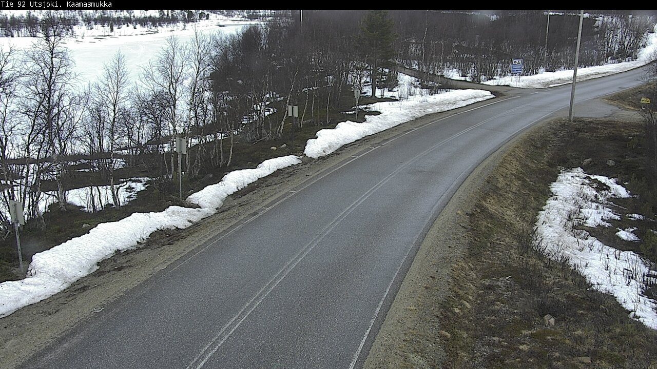 Weather Camera Image Väg 92 Utsjoki, Kaamasmukka, Utsjoki, Lappi