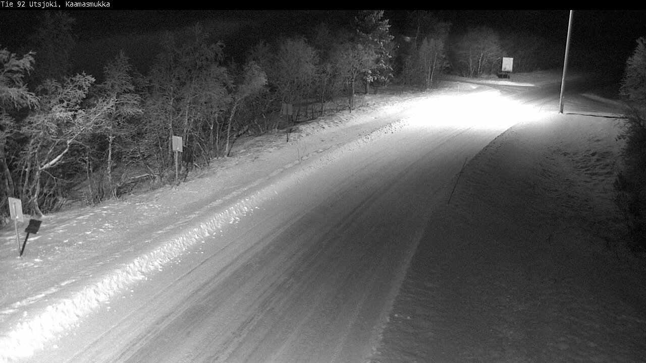 Weather Camera Image Väg 92 Utsjoki, Kaamasmukka, Utsjoki, Lappi