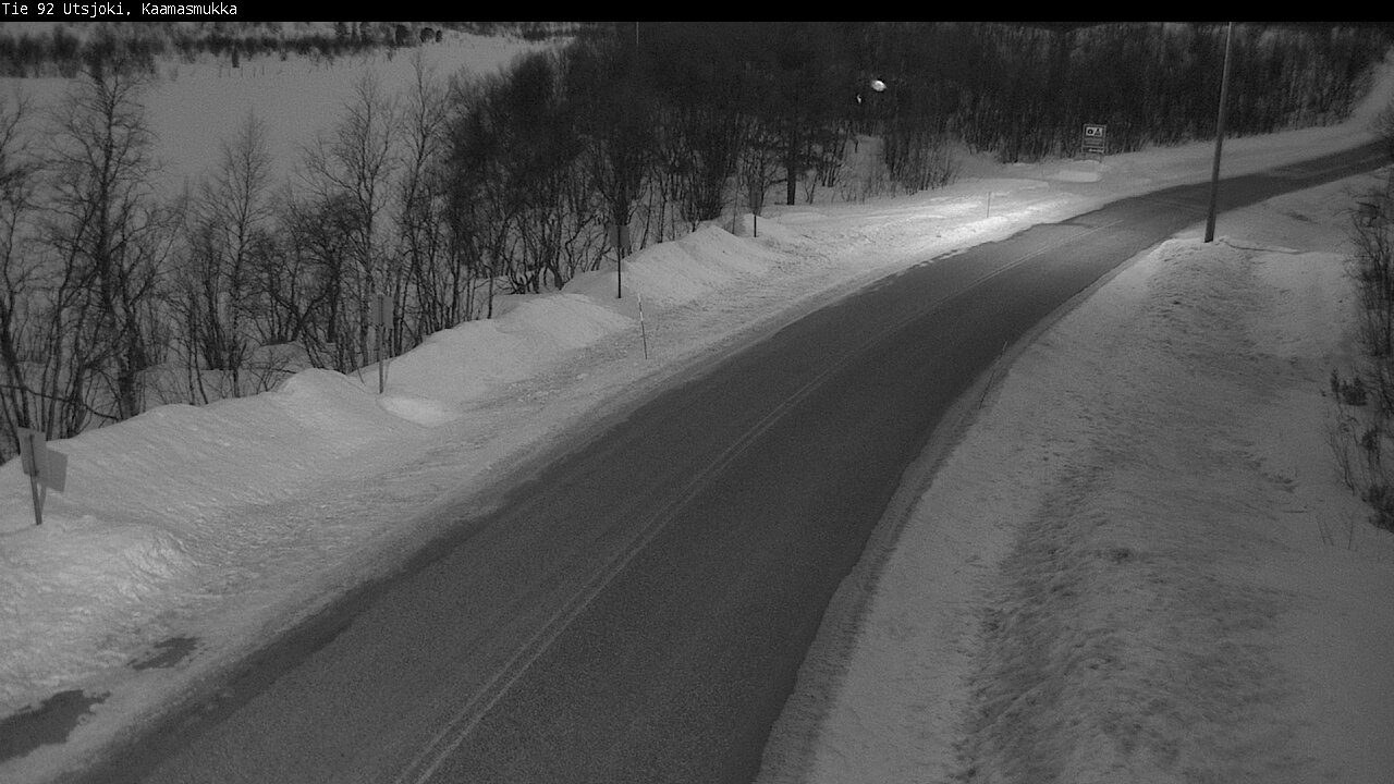 Kelikamerat Kuva Tie 92 Utsjoki, Kaamasmukka, Utsjoki, Lappi