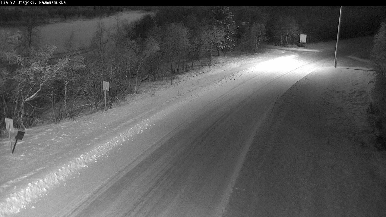 Weather Camera Image Road 92 Utsjoki, Kaamasmukka, Utsjoki, Lappi
