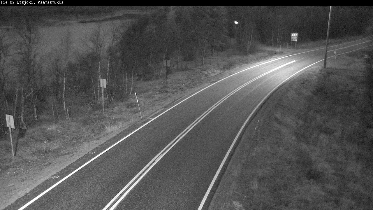 Kelikamerat Kuva Tie 92 Utsjoki, Kaamasmukka, Utsjoki, Lappi