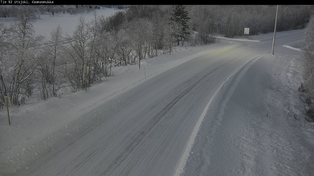 Weather Camera Image Road 92 Utsjoki, Kaamasmukka, Utsjoki, Lappi