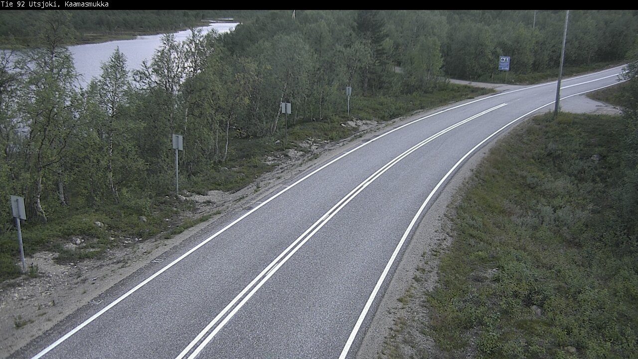 Kelikamerat Kuva Tie 92 Utsjoki, Kaamasmukka, Utsjoki, Lappi