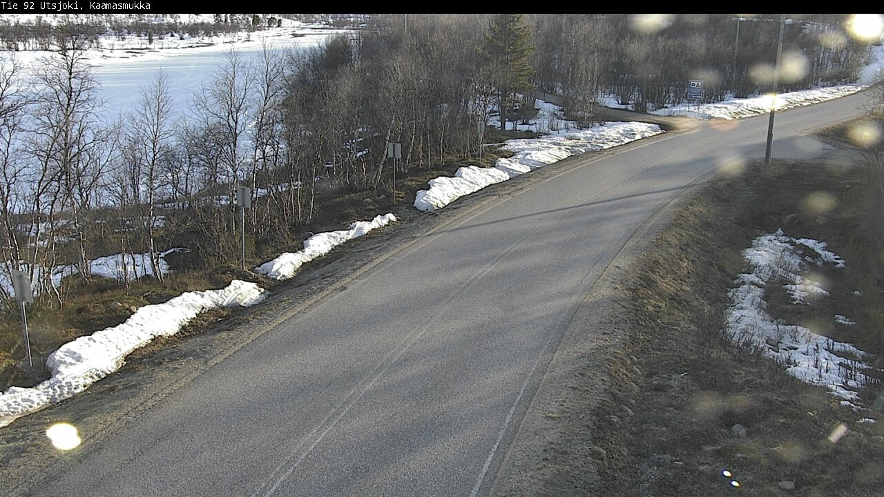 Weather Camera Image Väg 92 Utsjoki, Kaamasmukka, Utsjoki, Lappi