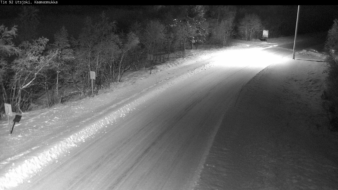 Weather Camera Image Road 92 Utsjoki, Kaamasmukka, Utsjoki, Lappi