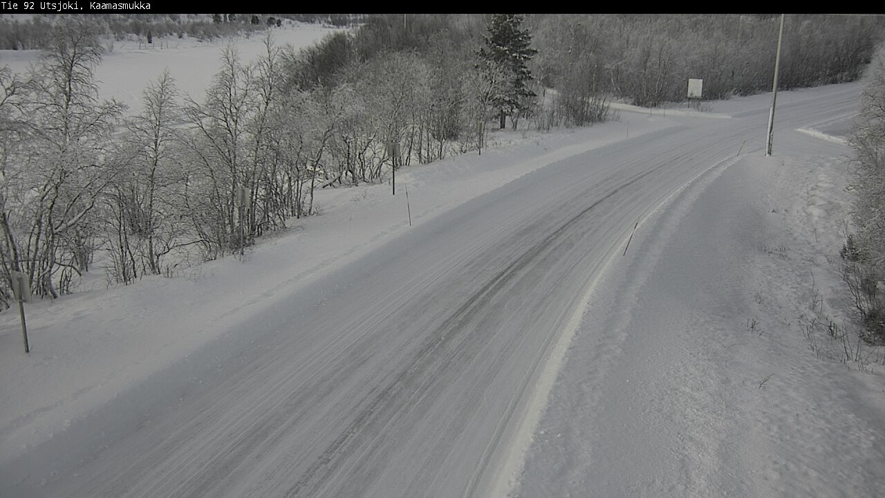 Weather Camera Image Road 92 Utsjoki, Kaamasmukka, Utsjoki, Lappi