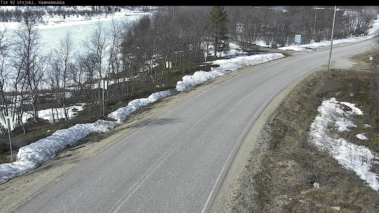 Weather Camera Image Väg 92 Utsjoki, Kaamasmukka, Utsjoki, Lappi