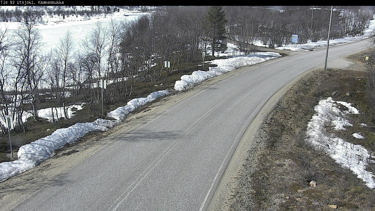 Weather Camera Image Väg 92 Utsjoki, Kaamasmukka, Utsjoki, Lappi