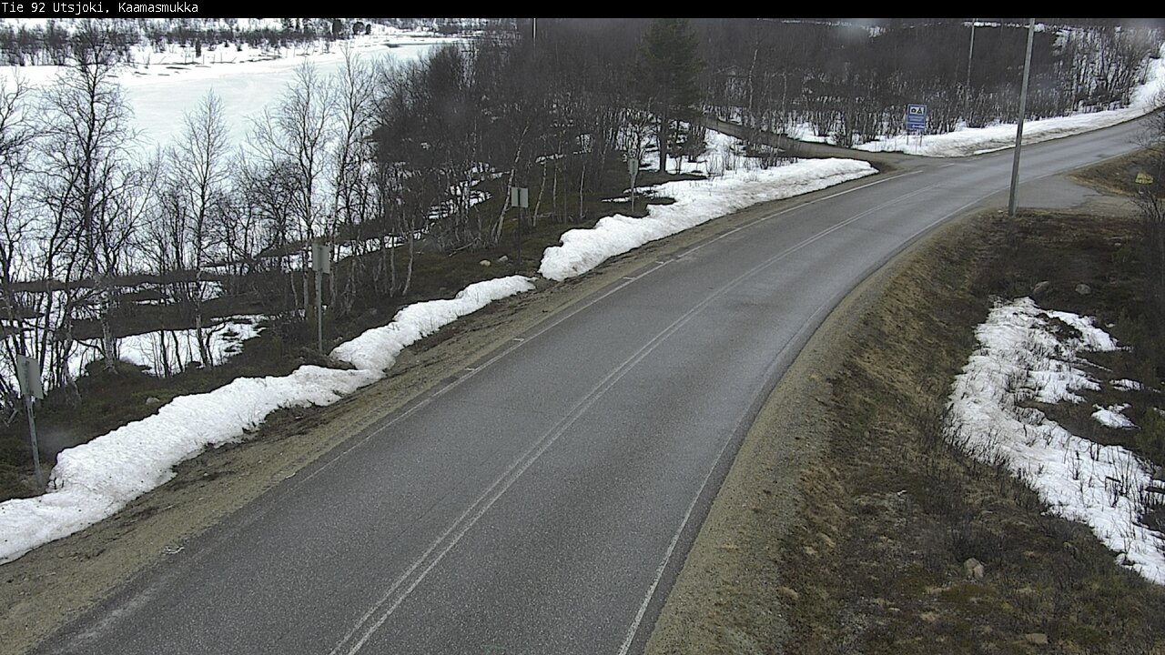 Weather Camera Image Väg 92 Utsjoki, Kaamasmukka, Utsjoki, Lappi