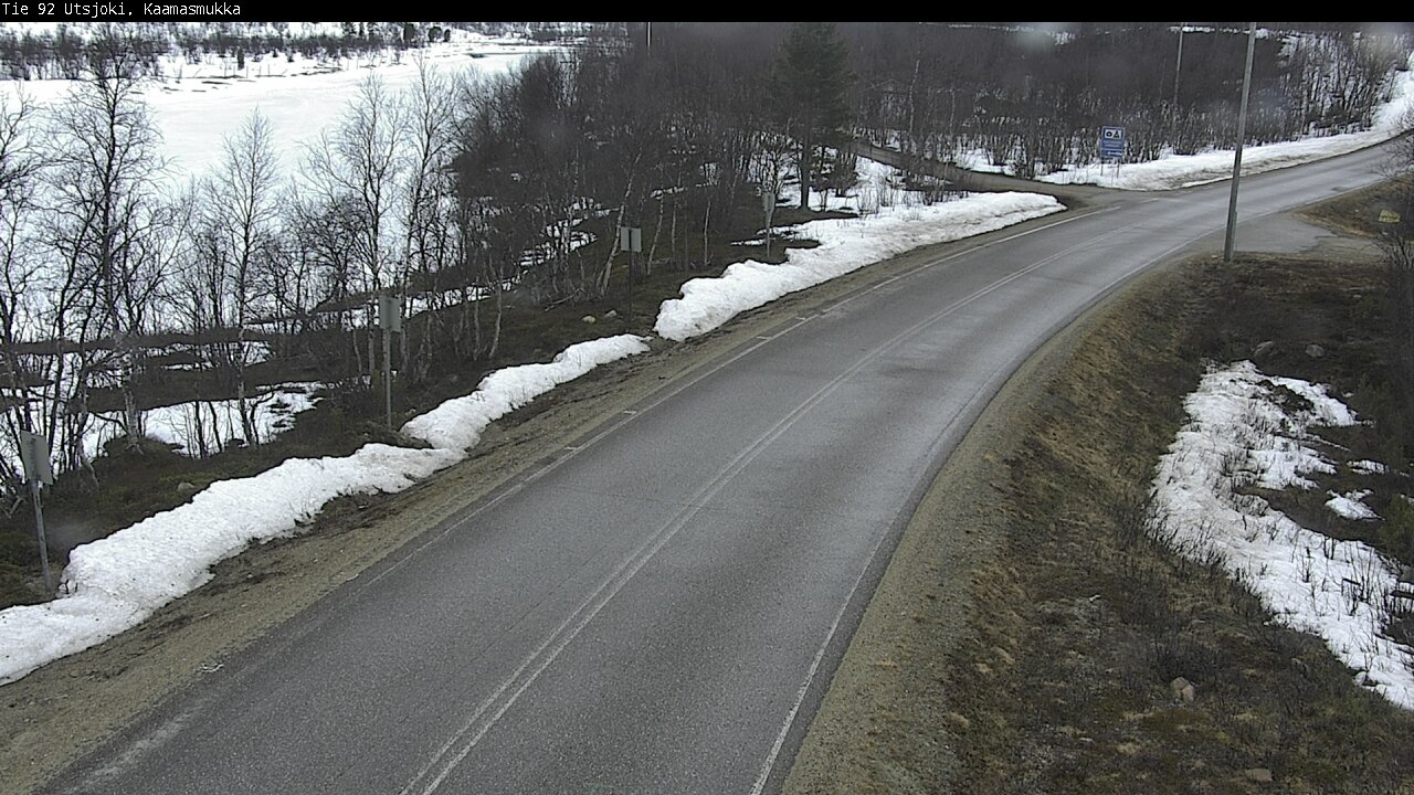 Weather Camera Image Väg 92 Utsjoki, Kaamasmukka, Utsjoki, Lappi