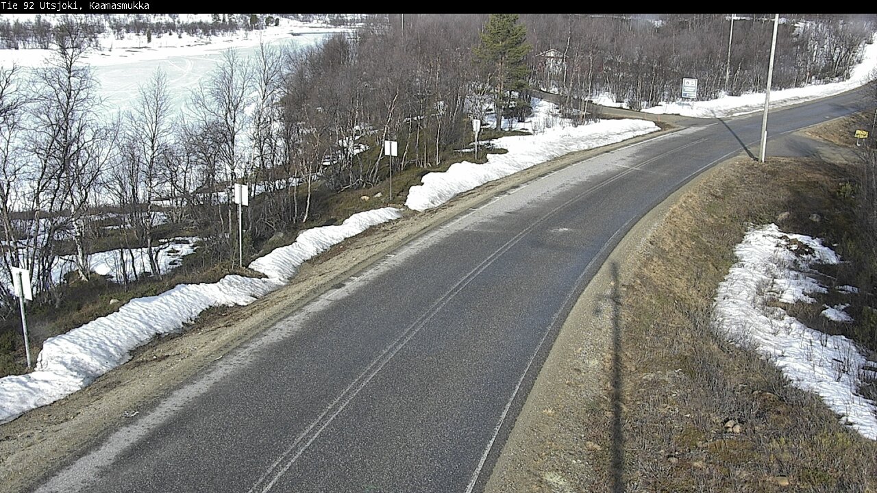 Weather Camera Image Väg 92 Utsjoki, Kaamasmukka, Utsjoki, Lappi
