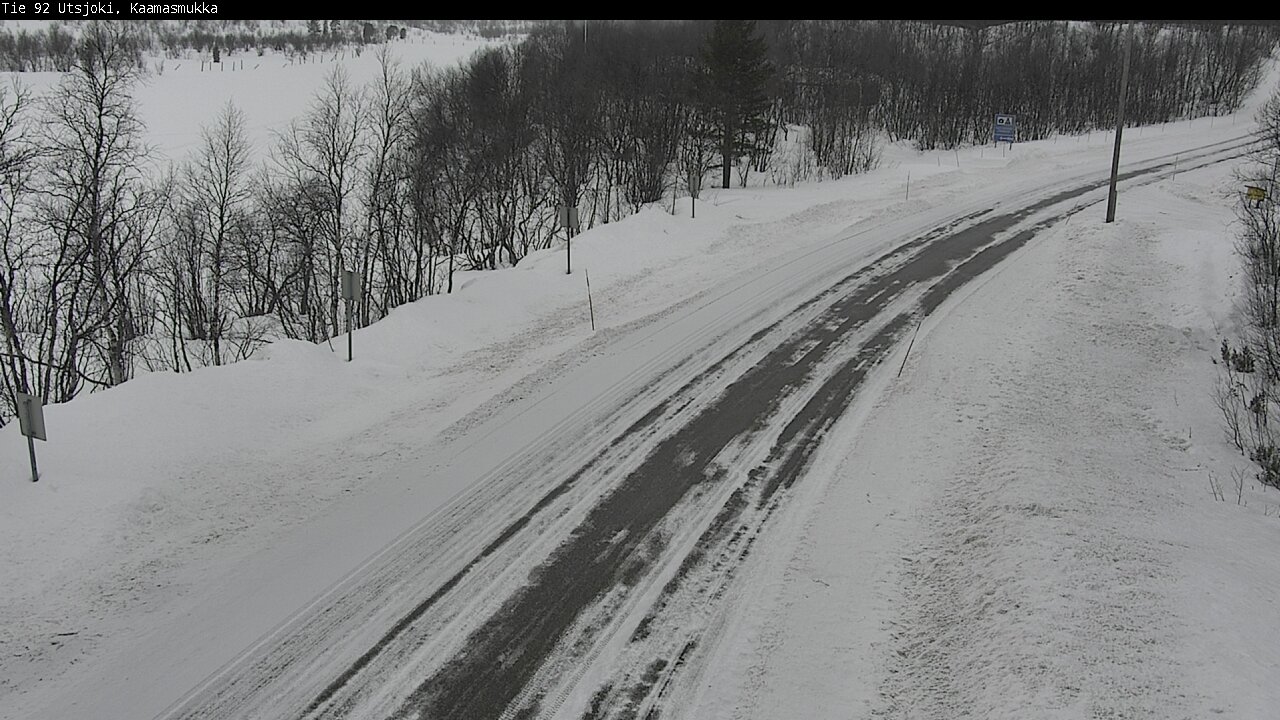 Weather Camera Image Road 92 Utsjoki, Kaamasmukka, Utsjoki, Lappi