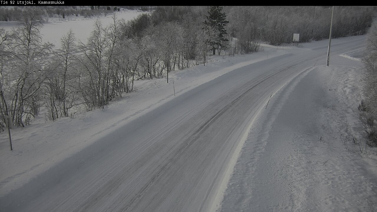 Weather Camera Image Road 92 Utsjoki, Kaamasmukka, Utsjoki, Lappi