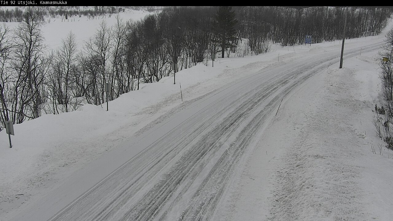 Weather Camera Image Road 92 Utsjoki, Kaamasmukka, Utsjoki, Lappi