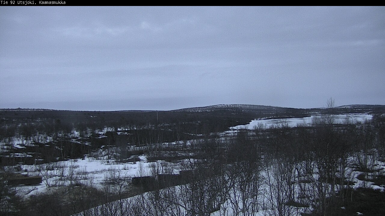 Weather Camera Image Väg 92 Utsjoki, Kaamasmukka, Utsjoki, Lappi