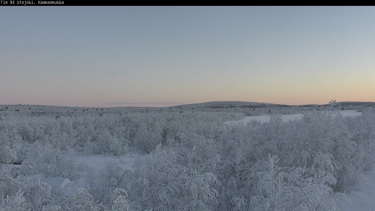 Weather Camera Image Road 92 Utsjoki, Kaamasmukka, Utsjoki, Lappi