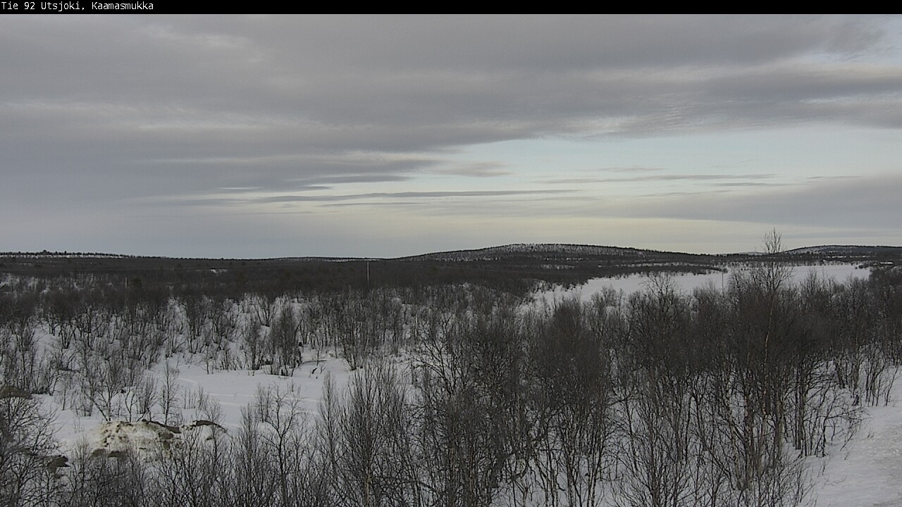 Kelikamerat Kuva Tie 92 Utsjoki, Kaamasmukka, Utsjoki, Lappi