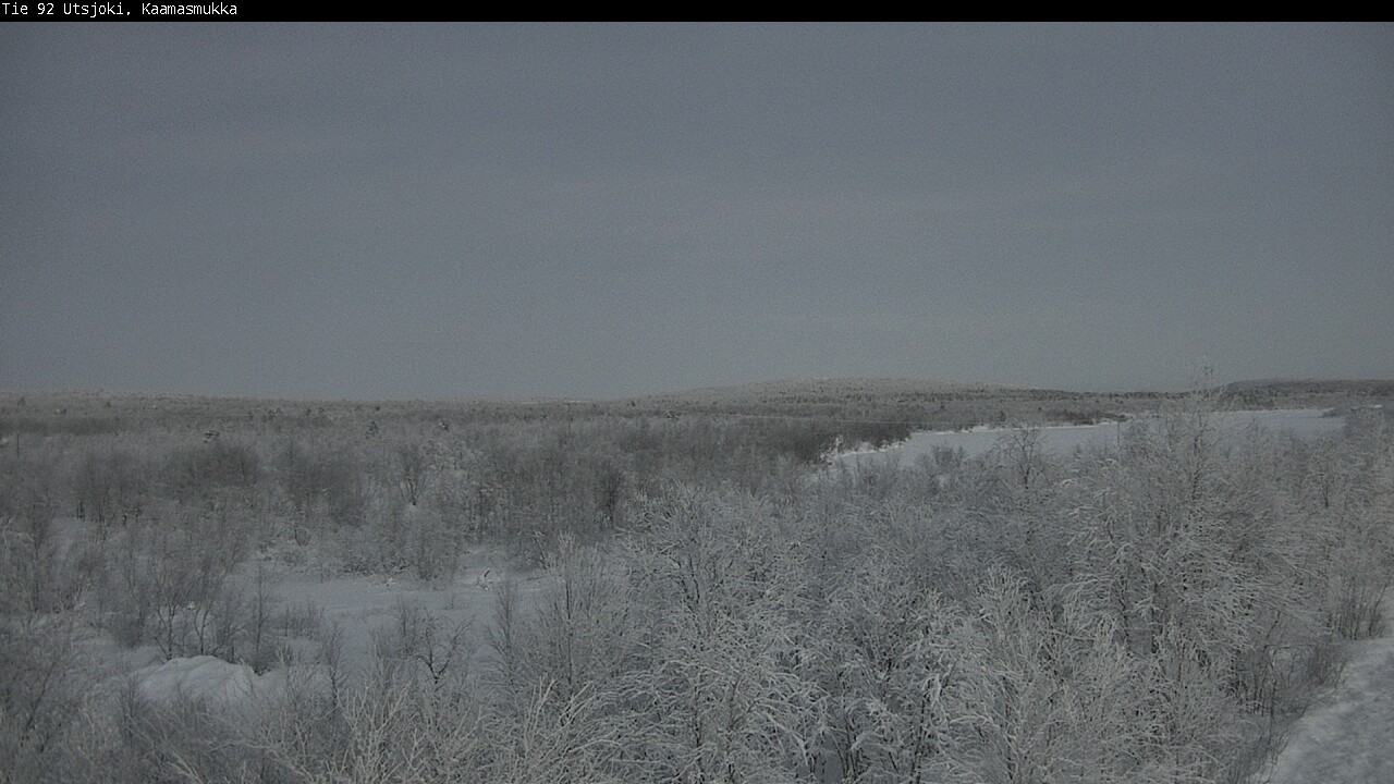 Weather Camera Image Väg 92 Utsjoki, Kaamasmukka, Utsjoki, Lappi