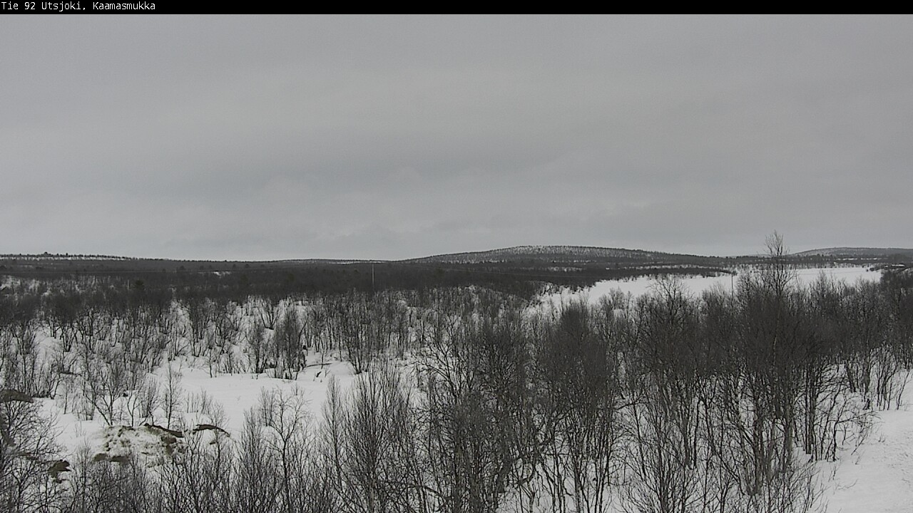 Weather Camera Image Väg 92 Utsjoki, Kaamasmukka, Utsjoki, Lappi