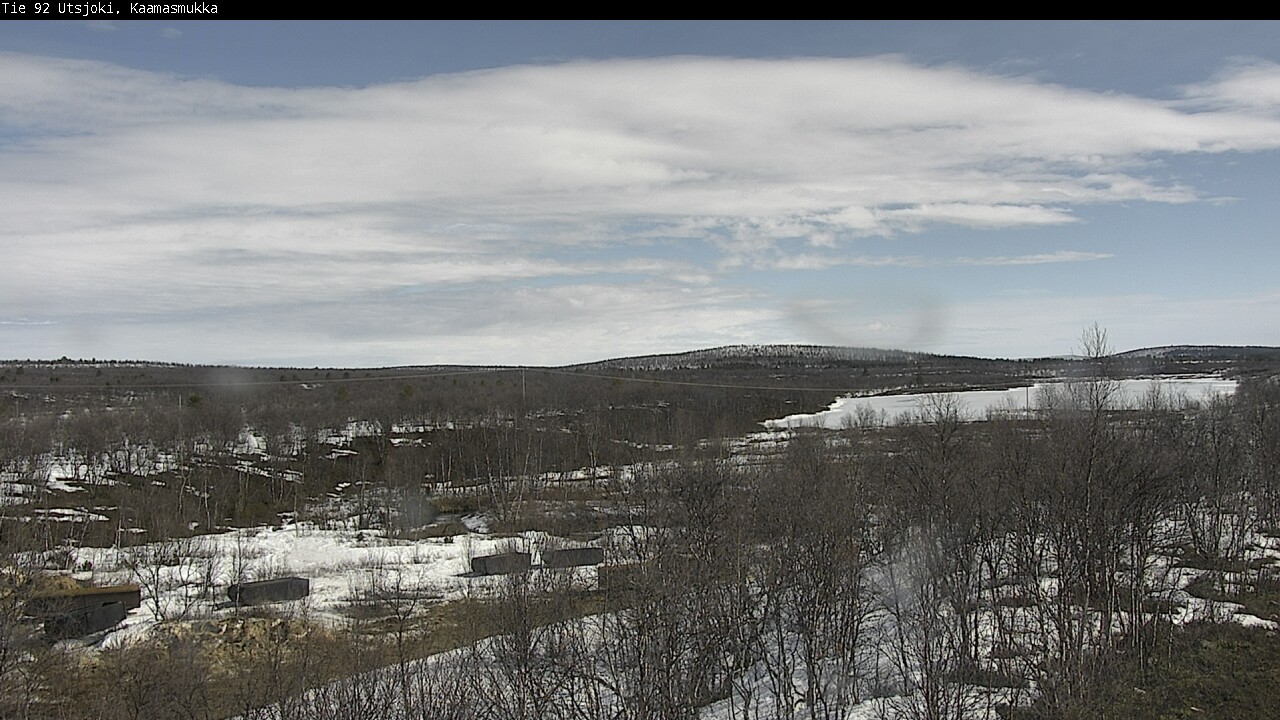 Weather Camera Image Väg 92 Utsjoki, Kaamasmukka, Utsjoki, Lappi