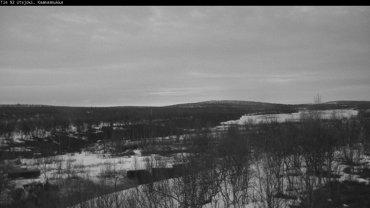 Weather Camera Image Väg 92 Utsjoki, Kaamasmukka, Utsjoki, Lappi