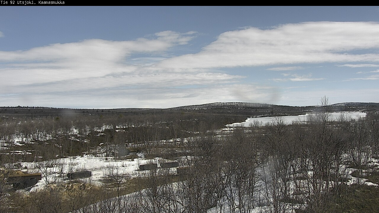 Weather Camera Image Väg 92 Utsjoki, Kaamasmukka, Utsjoki, Lappi