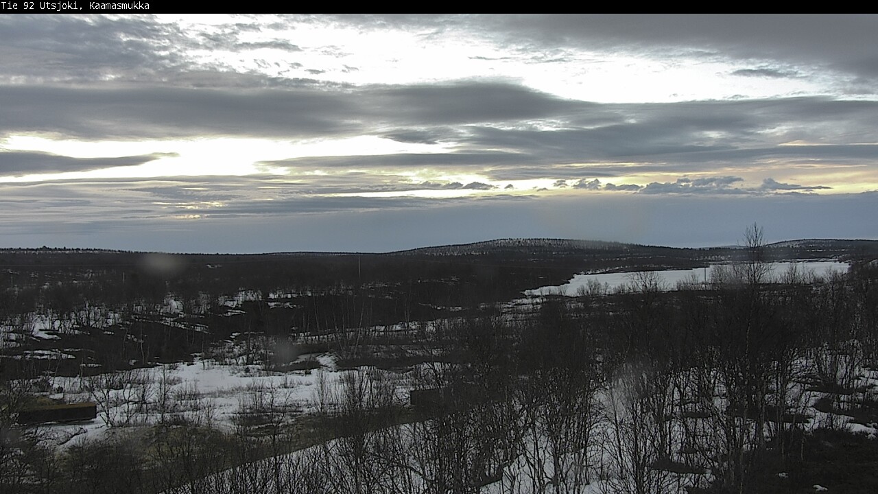 Weather Camera Image Väg 92 Utsjoki, Kaamasmukka, Utsjoki, Lappi
