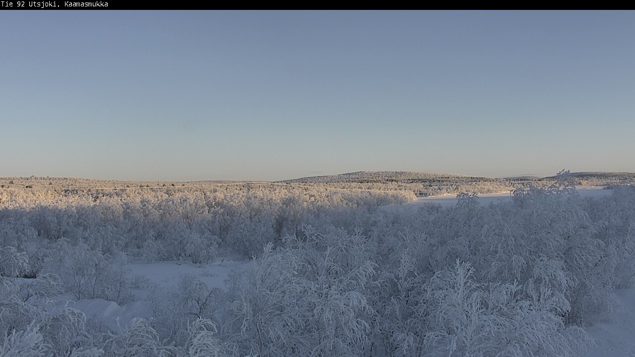 Weather Camera Image Road 92 Utsjoki, Kaamasmukka, Utsjoki, Lappi
